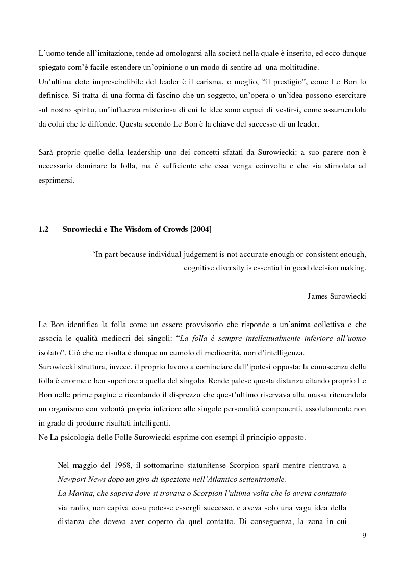 Anteprima della tesi: Crowdsourcing e open-innovation. Perché la folla conosce la soluzione migliore., Pagina 9