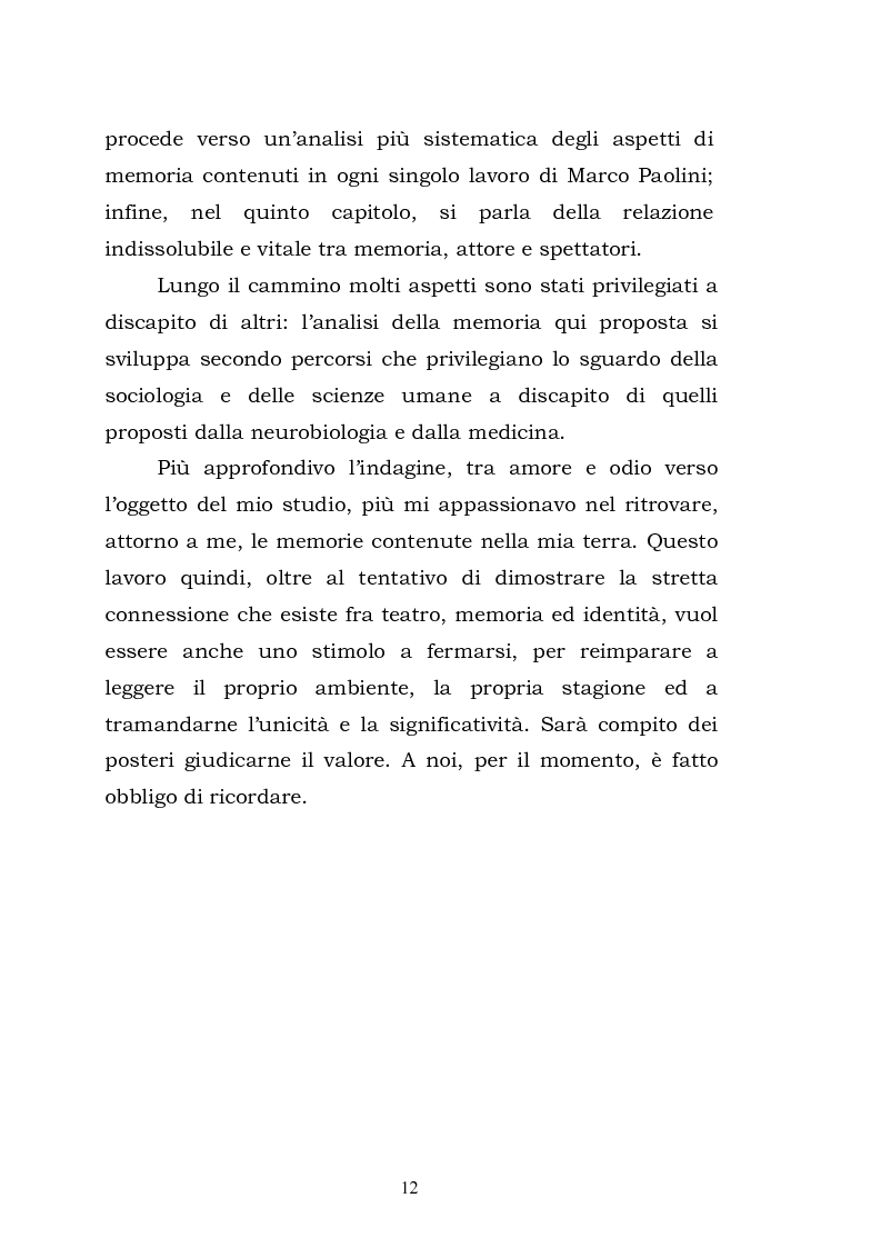 Anteprima della tesi: Teatro, memoria, identità: l'esperienza di Marco Paolini, Pagina 5