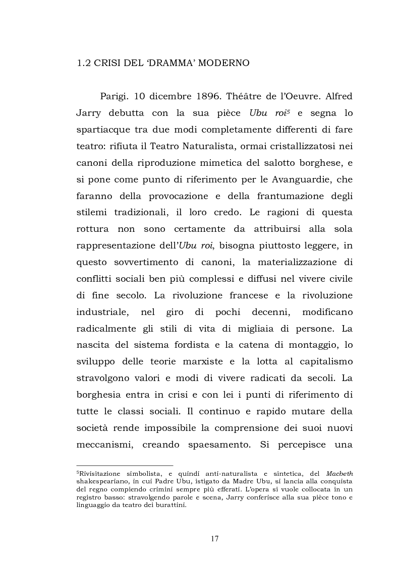 Anteprima della tesi: Teatro, memoria, identità: l'esperienza di Marco Paolini, Pagina 9