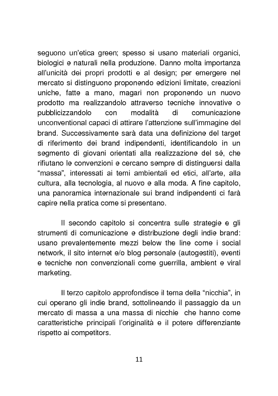 Anteprima della tesi: Independent Brands: il viaggio della marca dall'indie al mainstream, Pagina 4