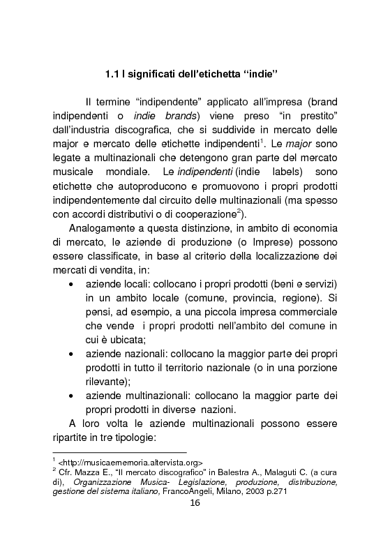 Anteprima della tesi: Independent Brands: il viaggio della marca dall'indie al mainstream, Pagina 7