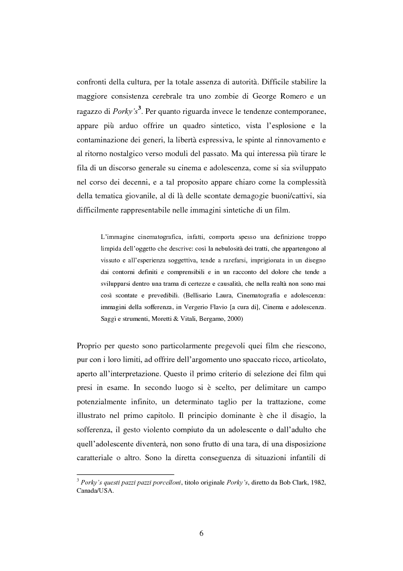 Anteprima della tesi: La colpa innocente. Lo sguardo cinematografico sulle interferenze ambientali nello sviluppo adolescenziale: Loach, Jordan, Bellocchio, Van Sant, Pagina 4