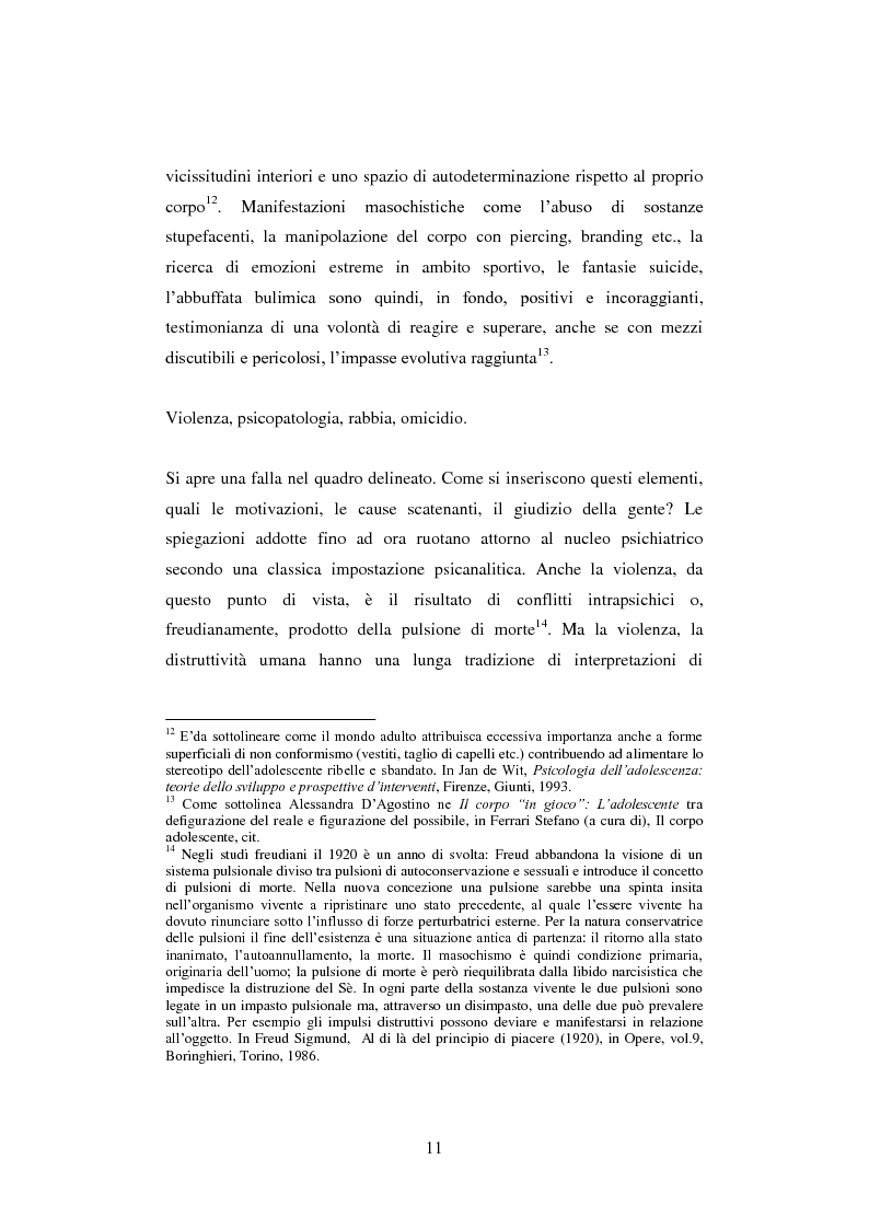 Anteprima della tesi: La colpa innocente. Lo sguardo cinematografico sulle interferenze ambientali nello sviluppo adolescenziale: Loach, Jordan, Bellocchio, Van Sant, Pagina 9
