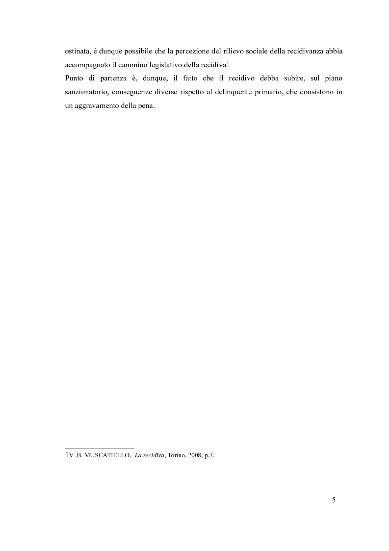 Anteprima della tesi: La Recidiva, Pagina 4