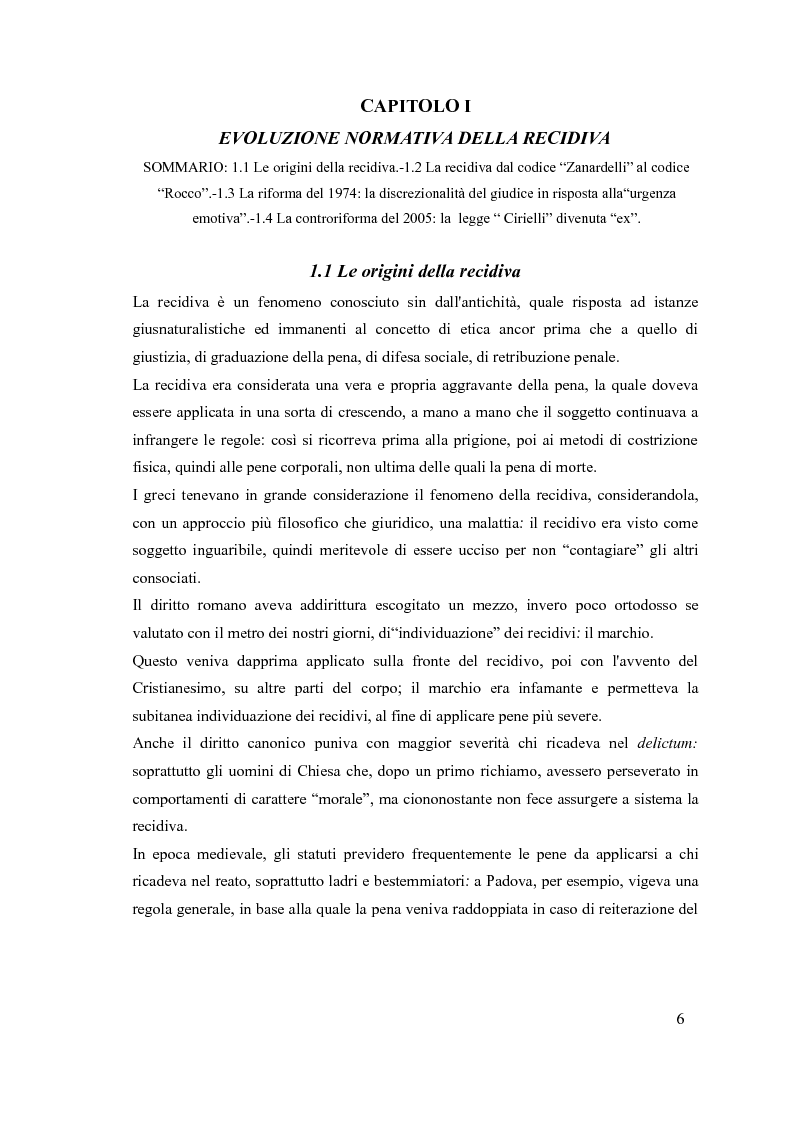 Anteprima della tesi: La Recidiva, Pagina 5