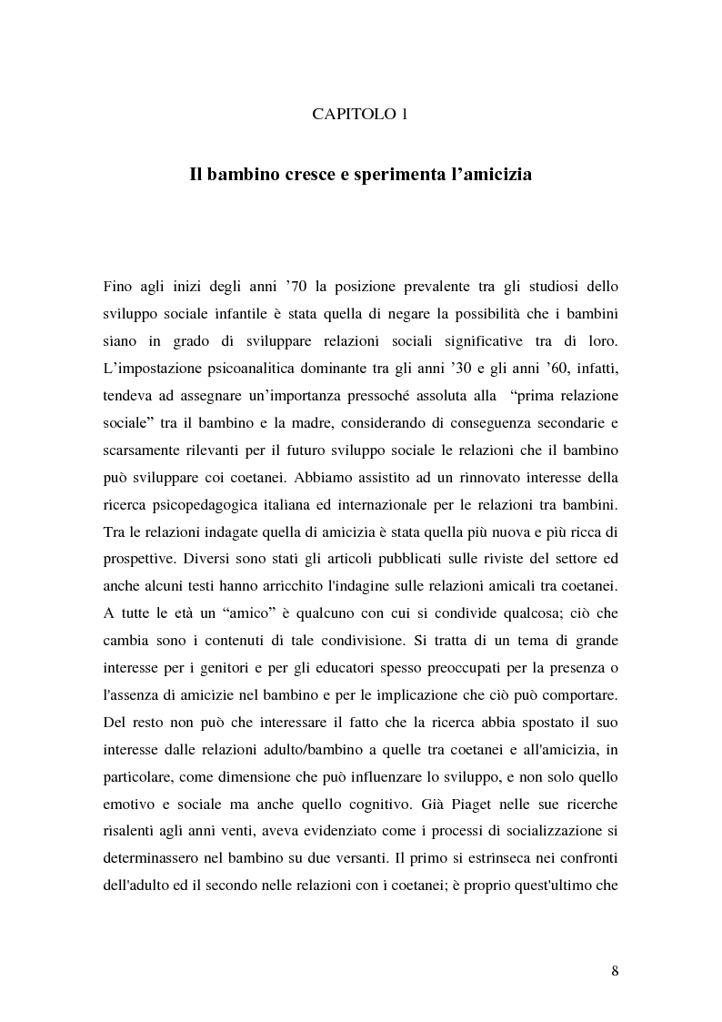 Anteprima della tesi: L'attività grafo-rappresentativa, quale modalità d' espressione del vissuto dell'amicizia, Pagina 6