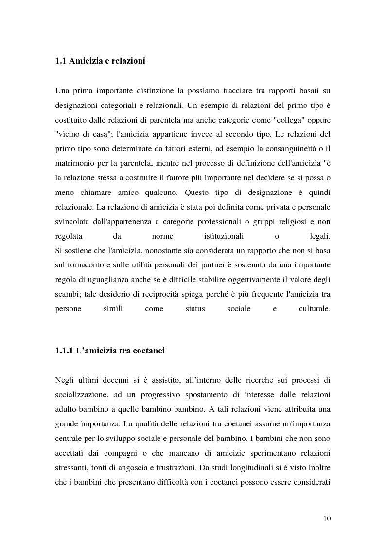 Anteprima della tesi: L'attività grafo-rappresentativa, quale modalità d' espressione del vissuto dell'amicizia, Pagina 8