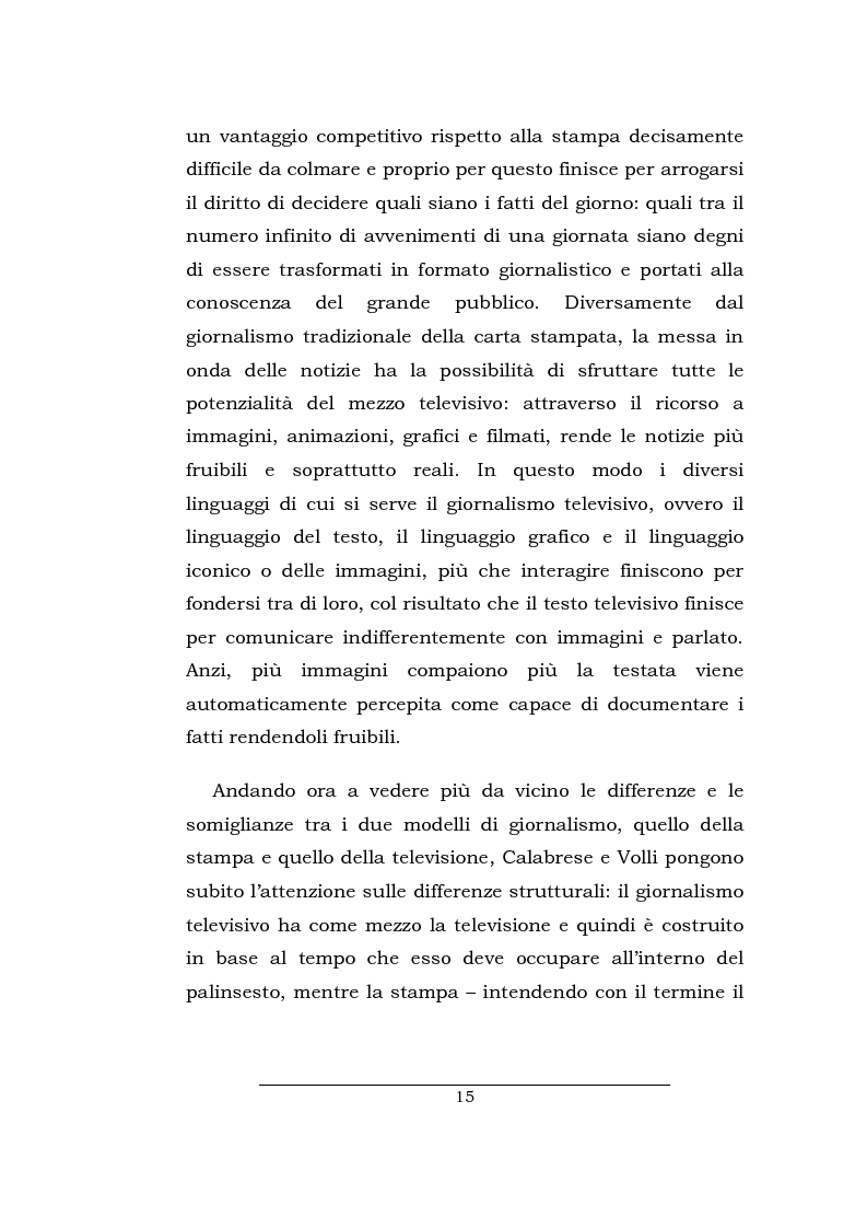 Anteprima della tesi: Lo spazio della cronaca nei telegiornali: un'indagine diacronica, Pagina 14