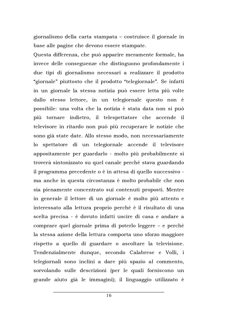 Anteprima della tesi: Lo spazio della cronaca nei telegiornali: un'indagine diacronica, Pagina 15