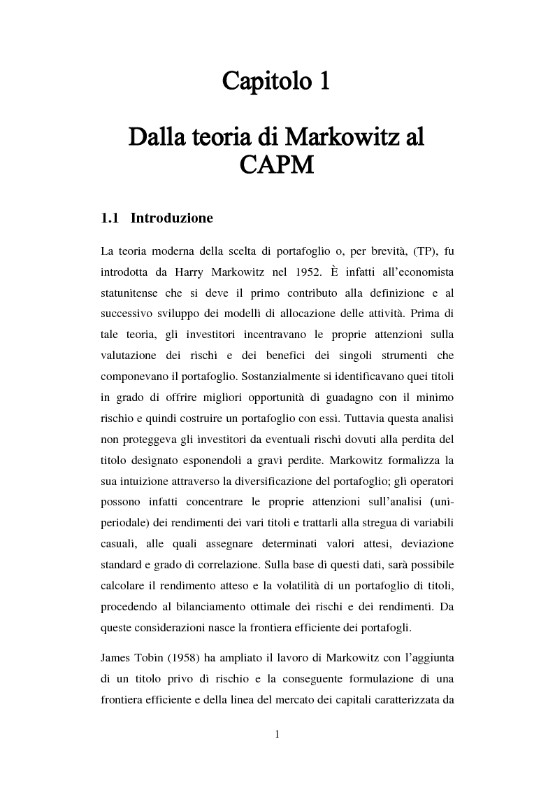 Anteprima della tesi: Analisi comparata di modelli per la gestione di portafoglio, Pagina 4