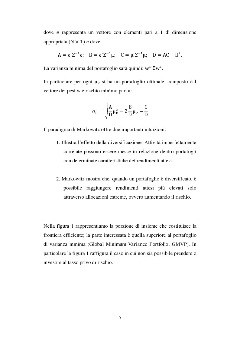 Anteprima della tesi: Analisi comparata di modelli per la gestione di portafoglio, Pagina 8