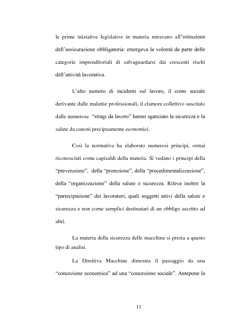 Anteprima della tesi: La sicurezza dei macchinari nei luoghi di lavoro, Pagina 4