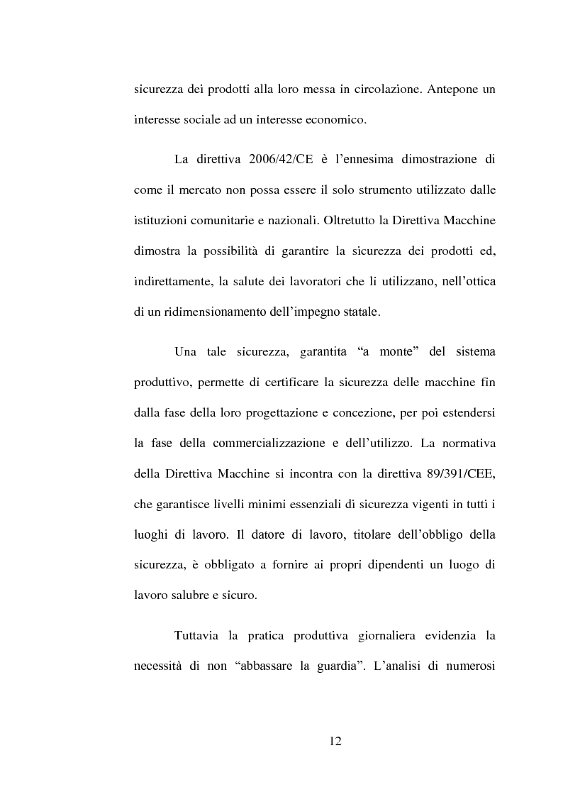 Anteprima della tesi: La sicurezza dei macchinari nei luoghi di lavoro, Pagina 5