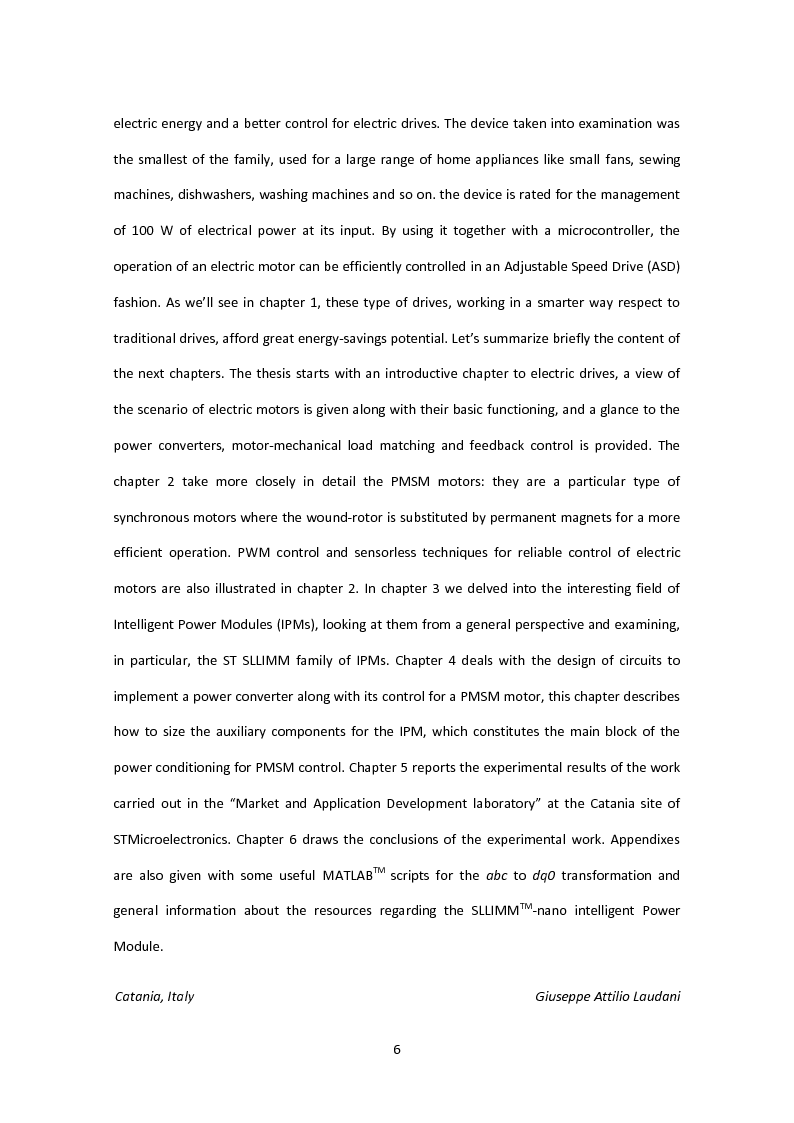 Anteprima della tesi: Thermal Characterization and Comparison of Intelligent Power Modules for Permanent-Magnet Synchronous-Motor Drives, Pagina 3