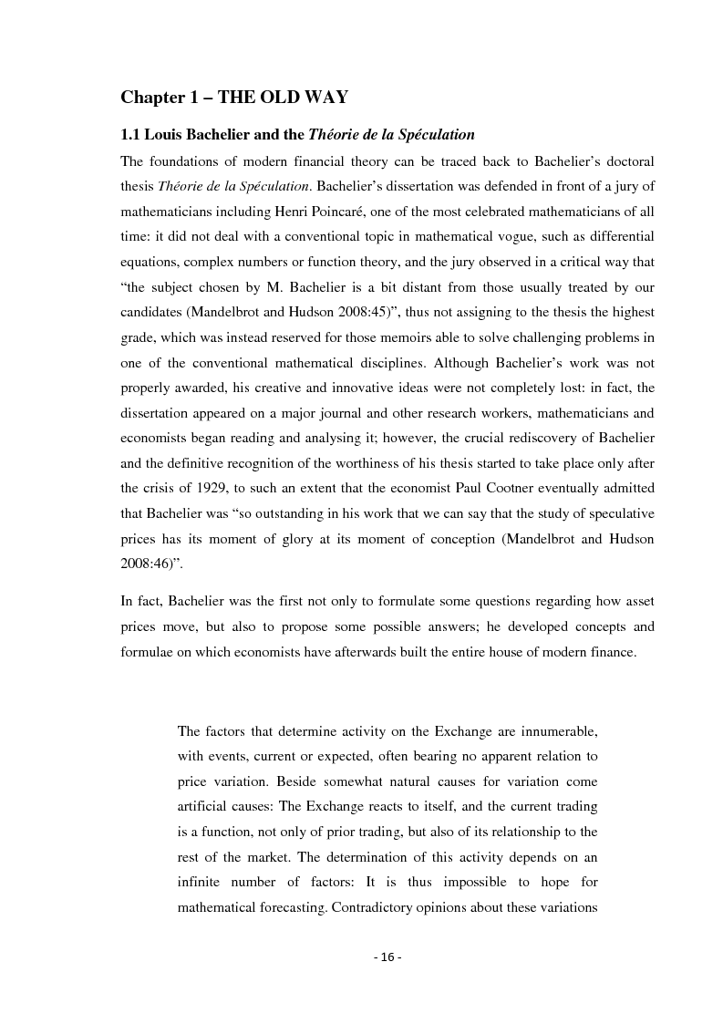 Anteprima della tesi: Black Swans and fractals: a better way to understand financial markets?, Pagina 5