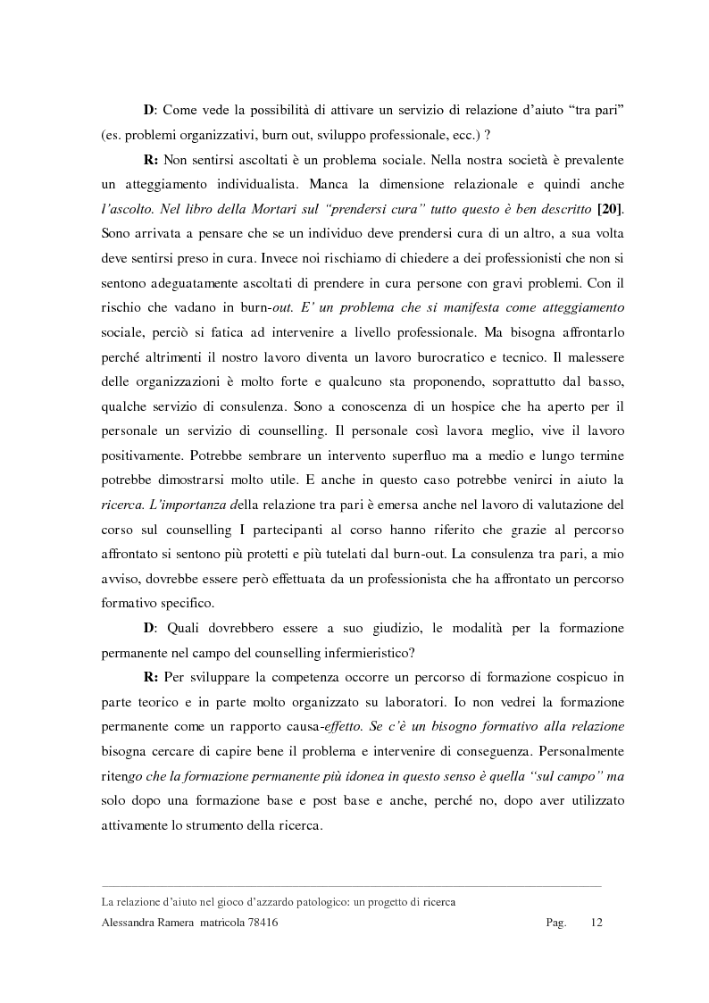 Anteprima della tesi: La relazione d'aiuto nel gioco d'azzardo patologico: un progetto di ricerca, Pagina 10