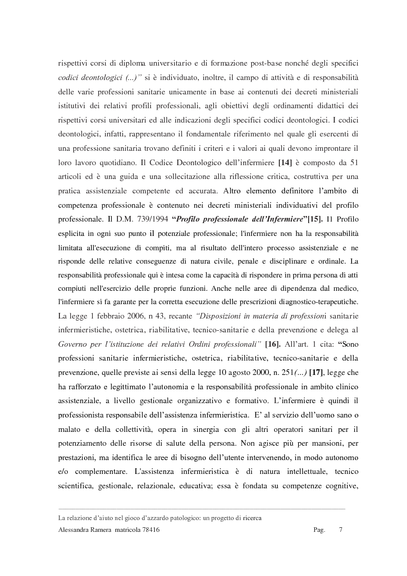 Anteprima della tesi: La relazione d'aiuto nel gioco d'azzardo patologico: un progetto di ricerca, Pagina 5