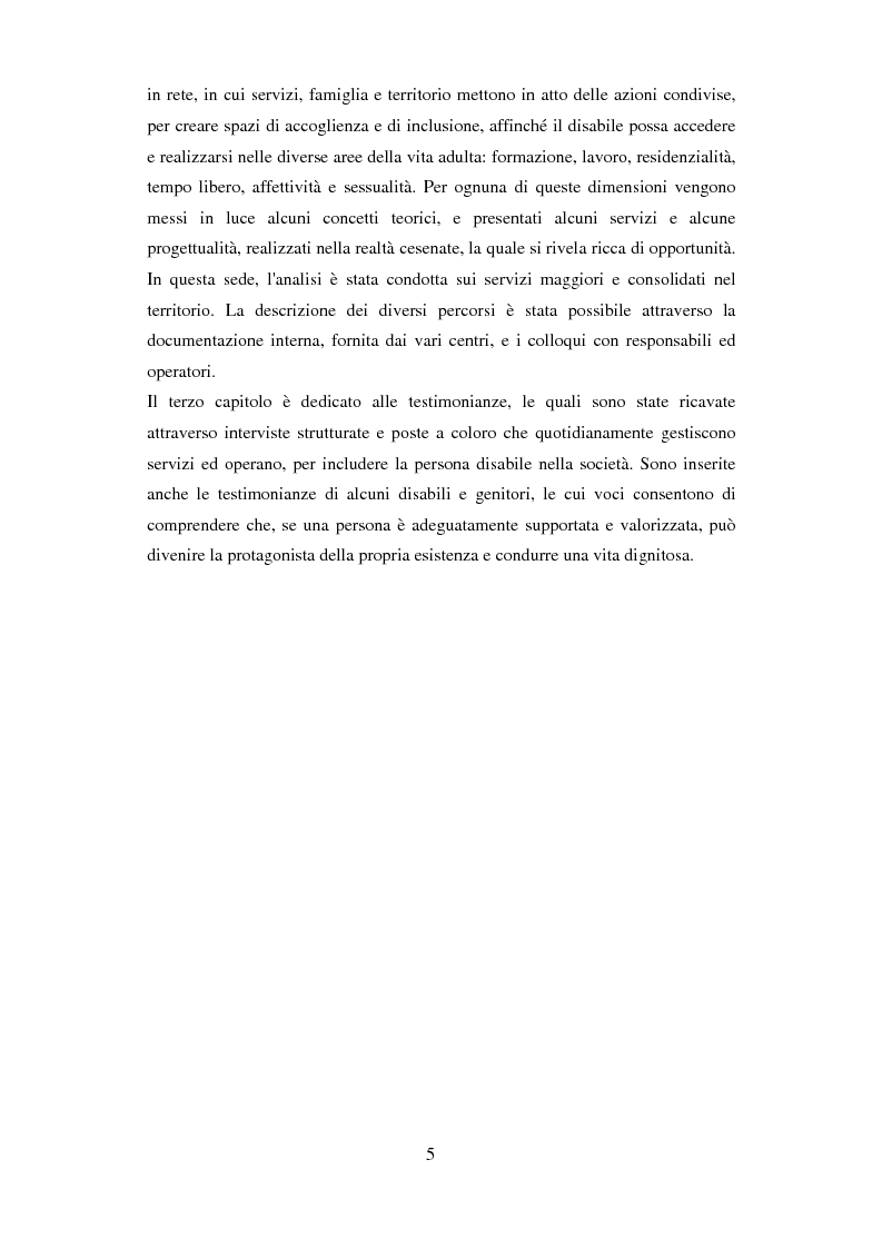 Anteprima della tesi: Formazione e Progetto di vita. Alcuni studi e riflessioni collegati al territorio cesenate, Pagina 3