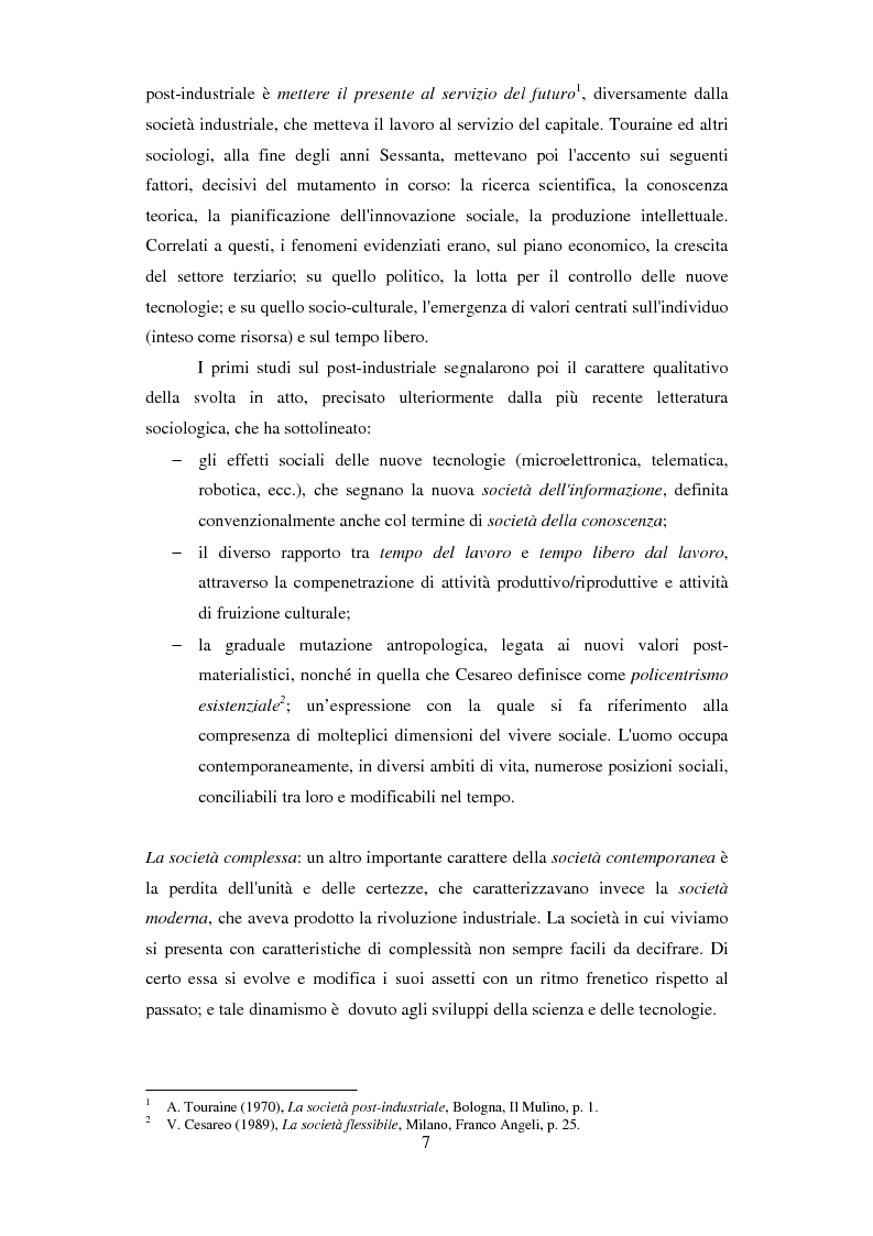 Anteprima della tesi: Formazione e Progetto di vita. Alcuni studi e riflessioni collegati al territorio cesenate, Pagina 5