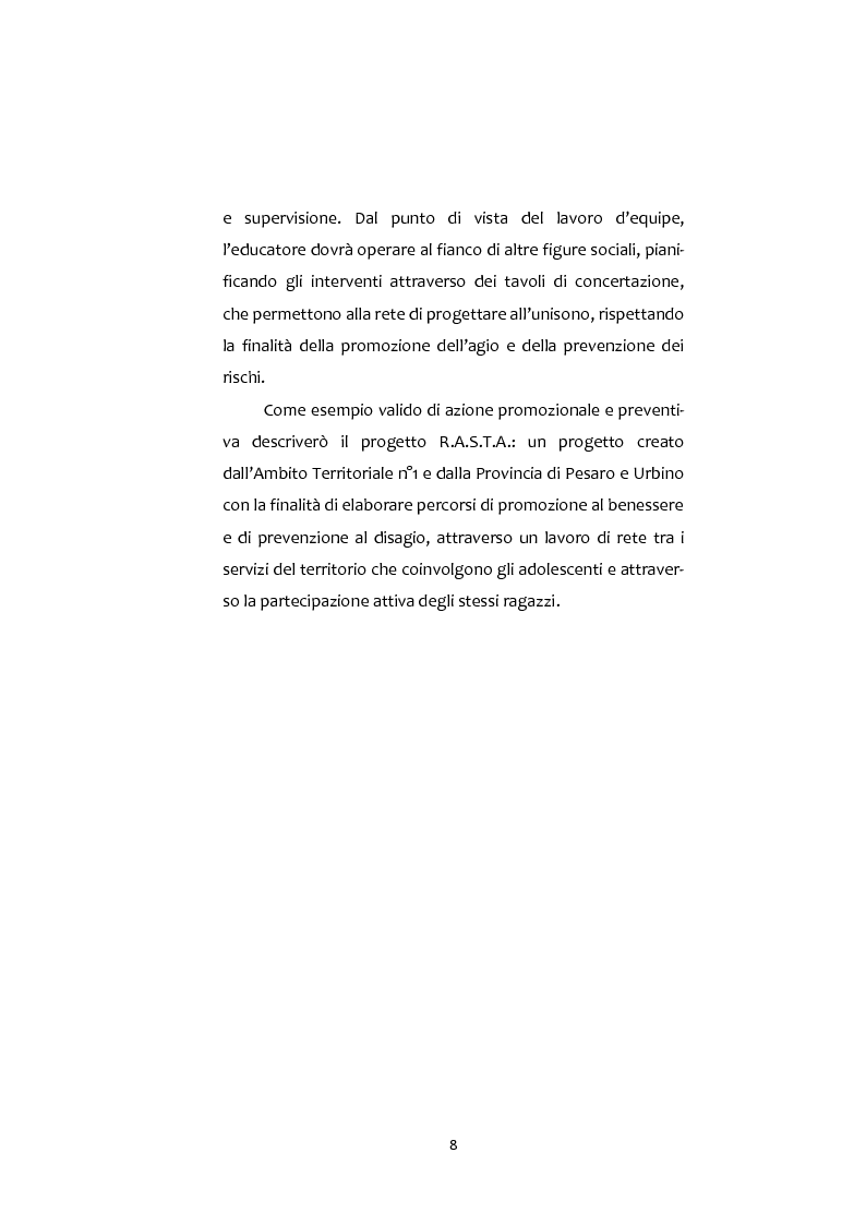 Anteprima della tesi: Adolescenti e Nuove diversità. Progettare Prevenzione, Pagina 8