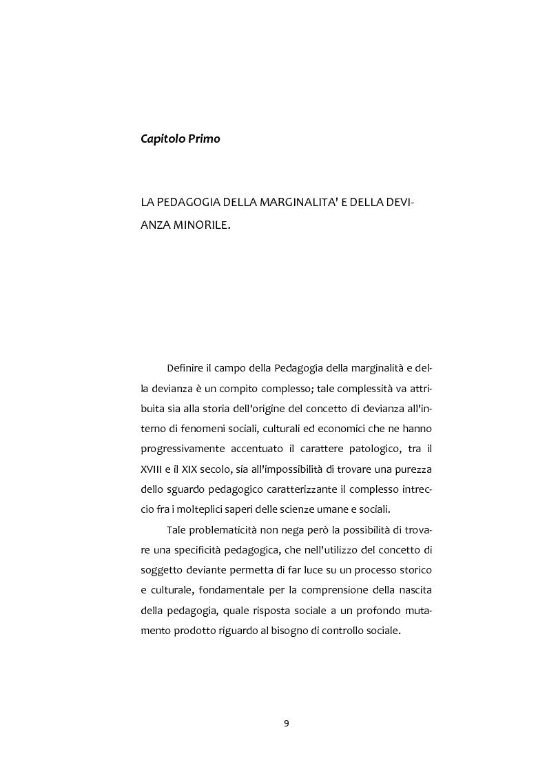 Anteprima della tesi: Adolescenti e Nuove diversità. Progettare Prevenzione, Pagina 9