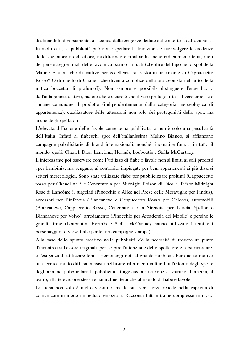 Anteprima della tesi: 30 secondi da favola: quando il mondo delle fiabe incontra quello della pubblicità, Pagina 3