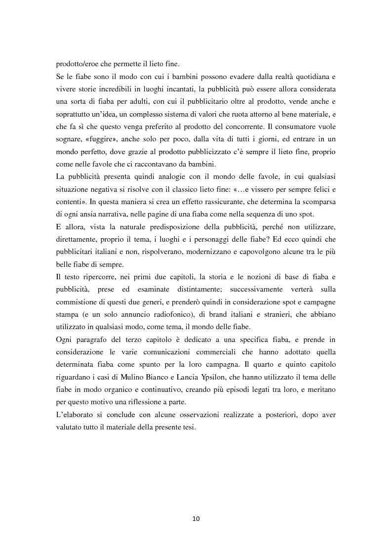 Anteprima della tesi: 30 secondi da favola: quando il mondo delle fiabe incontra quello della pubblicità, Pagina 5