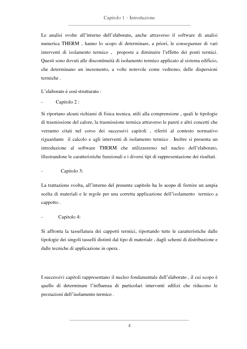 Anteprima della tesi: Influenze dei dettagli costruttivi sull'isolamento termico degli edifici, Pagina 5