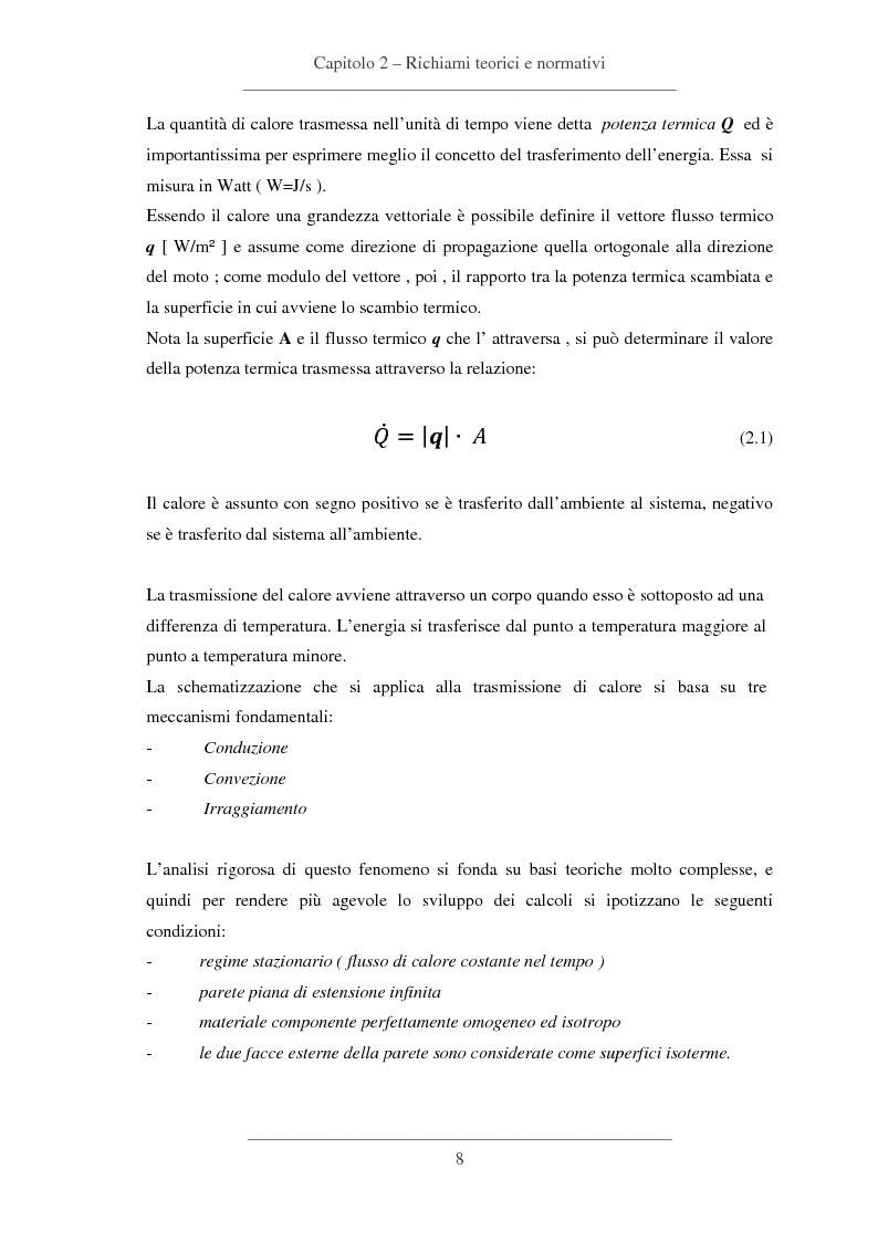 Anteprima della tesi: Influenze dei dettagli costruttivi sull'isolamento termico degli edifici, Pagina 9