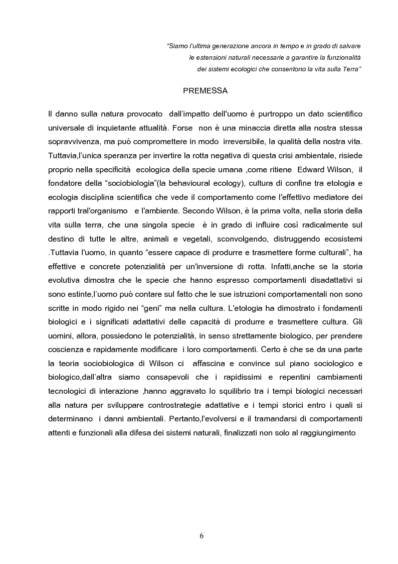 Anteprima della tesi: Riserve Naturali e Turismo Ecosostenibile, Pagina 5