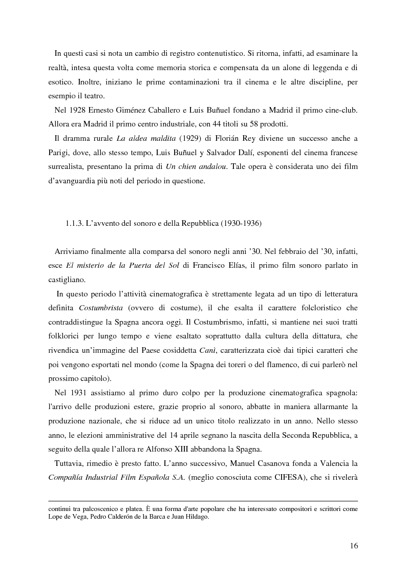 Anteprima della tesi: La rappresentazione della Spagna nel cinema contemporaneo: aspetti estetici, semiotici ed economici, Pagina 10