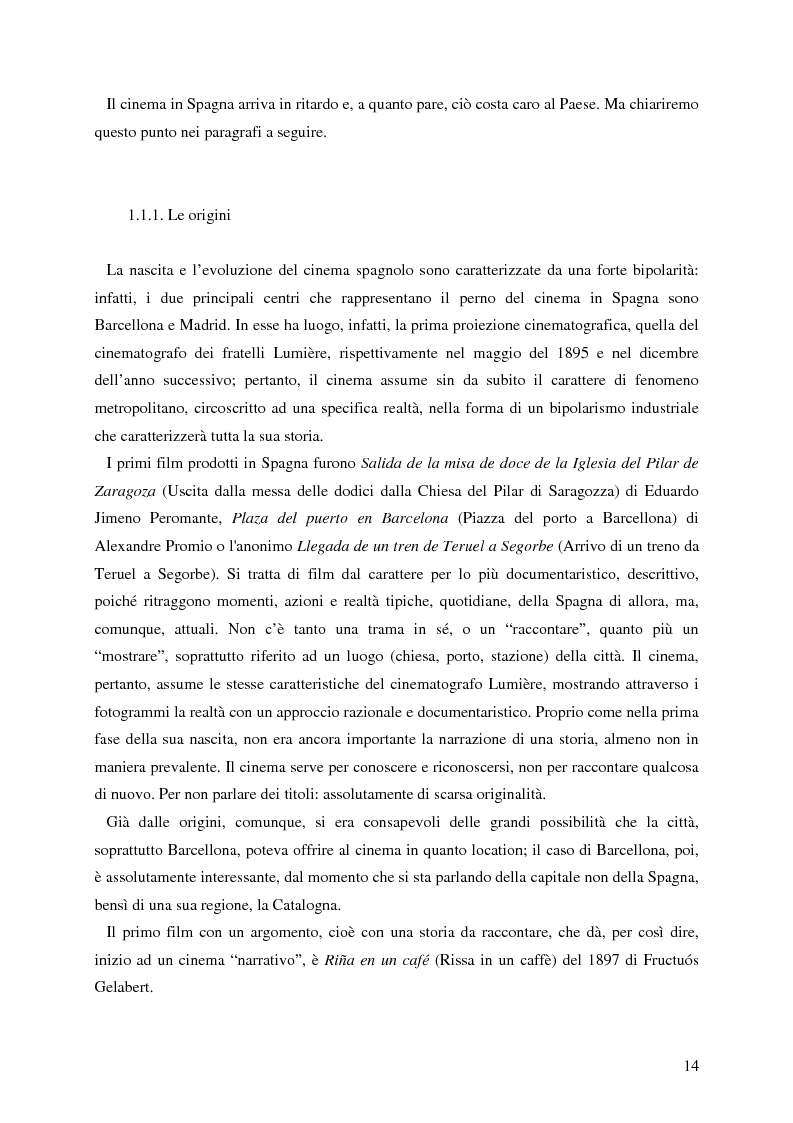 Anteprima della tesi: La rappresentazione della Spagna nel cinema contemporaneo: aspetti estetici, semiotici ed economici, Pagina 8
