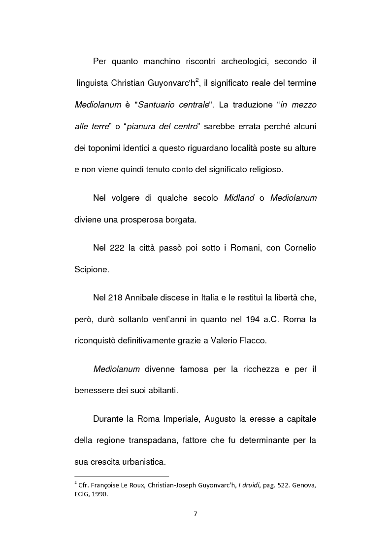 Anteprima della tesi: La monetazione della zecca di Milano nell'alto Medioevo, Pagina 7