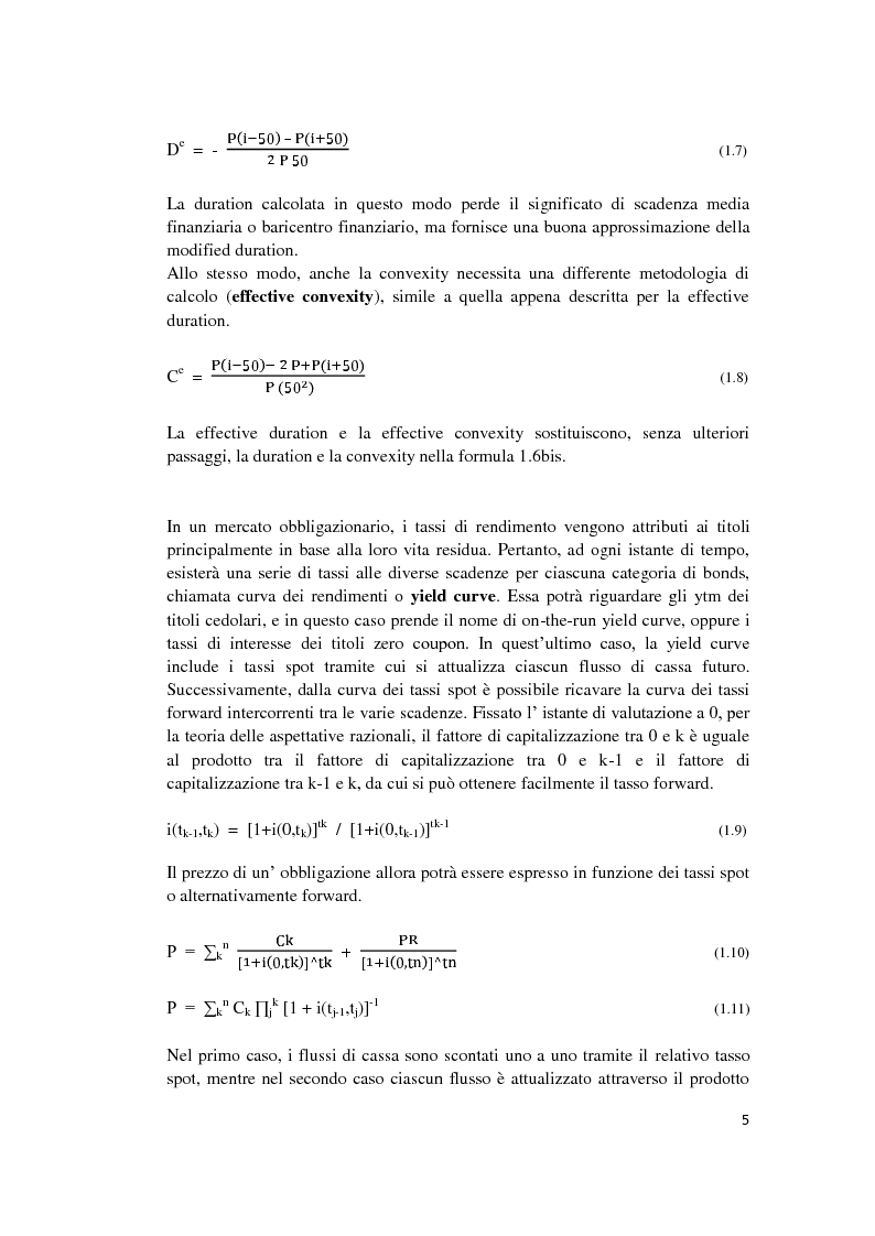 Anteprima della tesi: Fixed Income Performance Attribution, Pagina 11