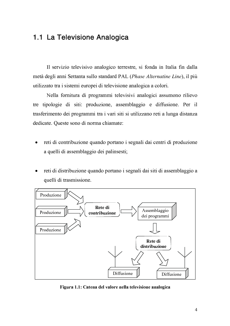 Anteprima della tesi: L'inizio di una nuova era: ''La televisione digitale'', Pagina 3