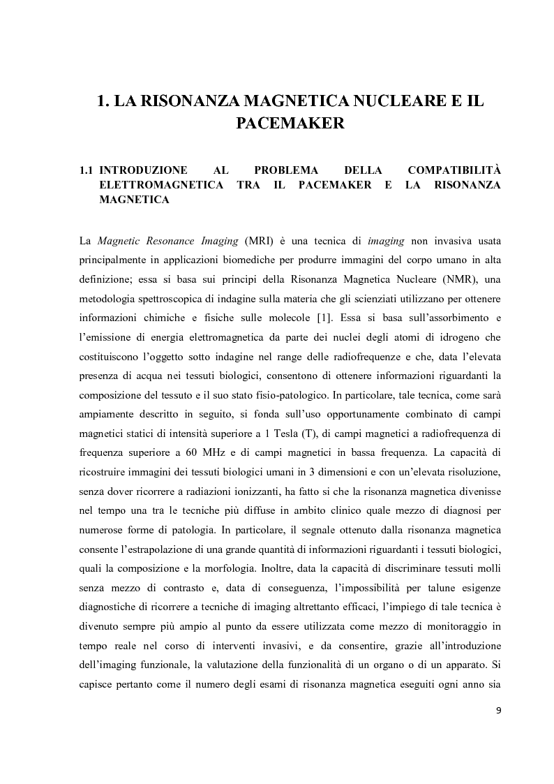 Anteprima della tesi: Valutazione sperimentale del riscaldamento indotto da risonanza magnetica su pacemaker di ultima generazione, Pagina 6
