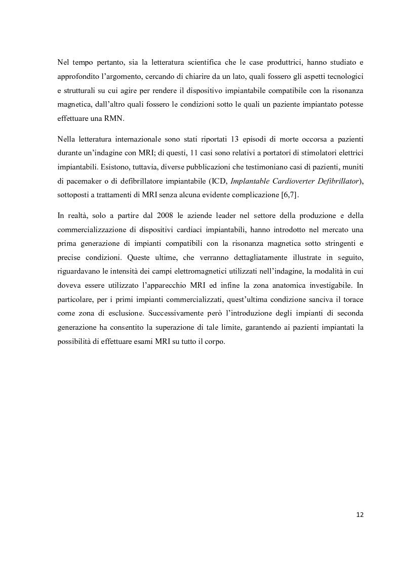 Anteprima della tesi: Valutazione sperimentale del riscaldamento indotto da risonanza magnetica su pacemaker di ultima generazione, Pagina 9