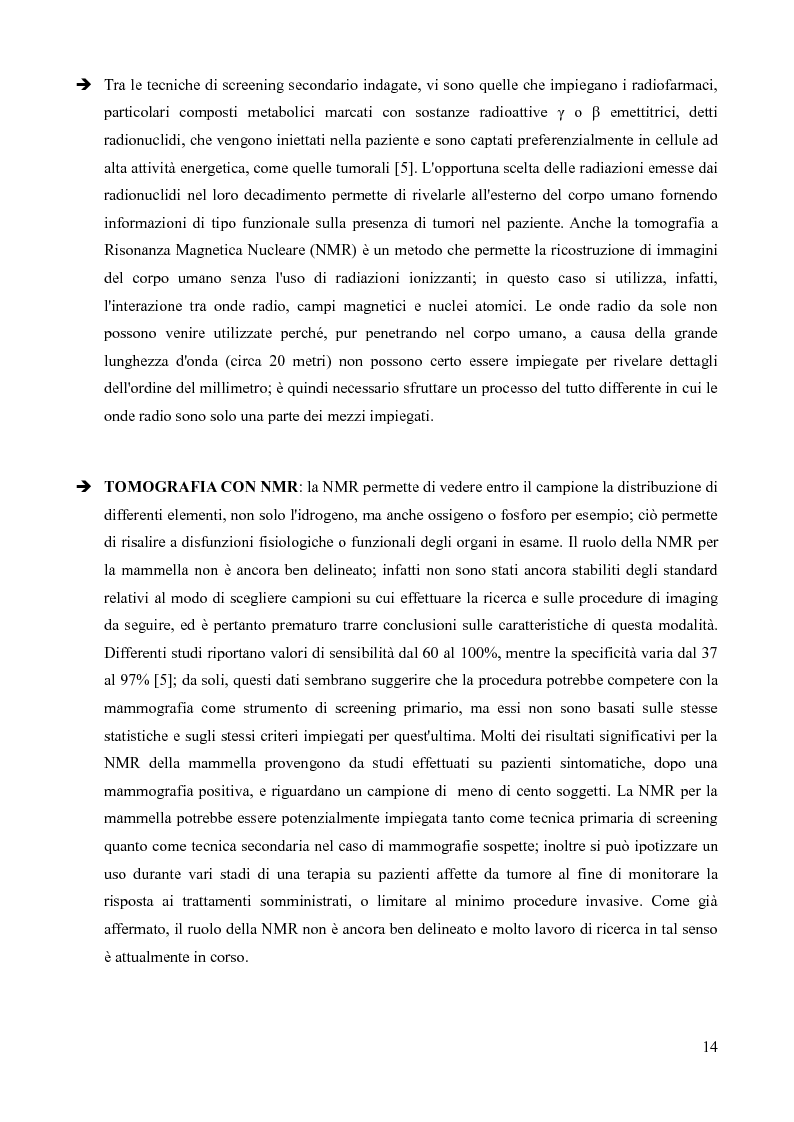Anteprima della tesi: Analisi della fattibilità e valutazione del rischio di tecniche diagnostiche basate su radar UWB per l’individuazione del tumore al seno, Pagina 11