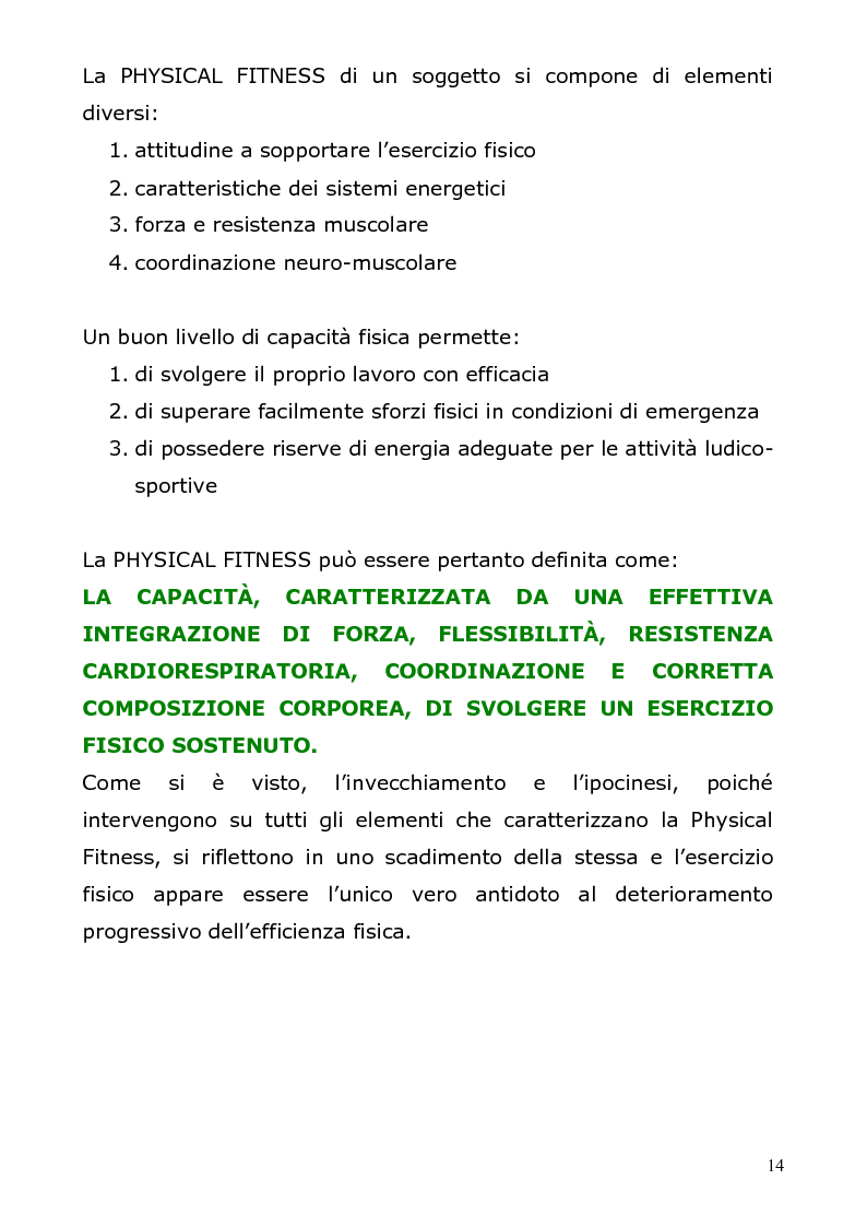Anteprima della tesi: I benefici delle attività fitness nell'età adulta, Pagina 12