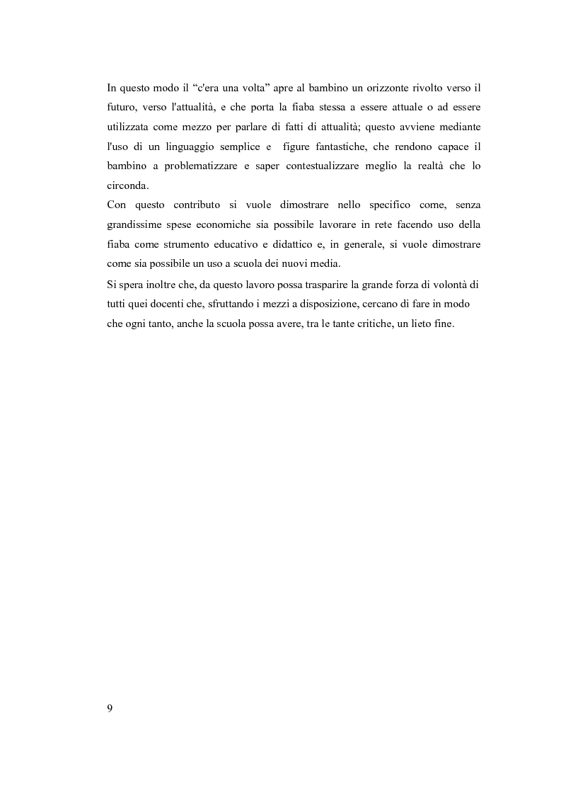 Anteprima della tesi: Ripensare la fiaba tramite l'impiego delle nuove tecnologie didattiche, Pagina 4