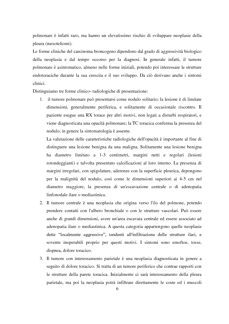 Anteprima della tesi: Pianificazione e trattamento radioterapico della neoplasia polmonare con tecnica 4D, Pagina 3