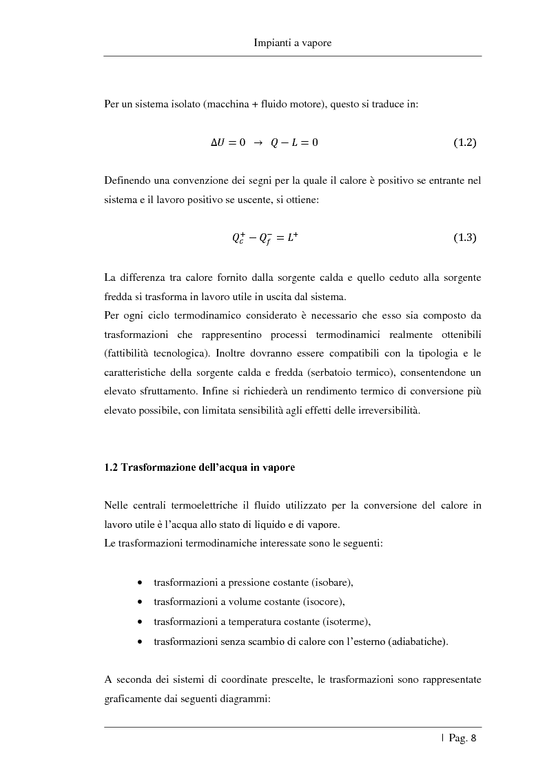 Anteprima della tesi: Studio delle fattibilità tecniche ed economiche del feedwater repowering in centrali termoelettriche a vapore, Pagina 9