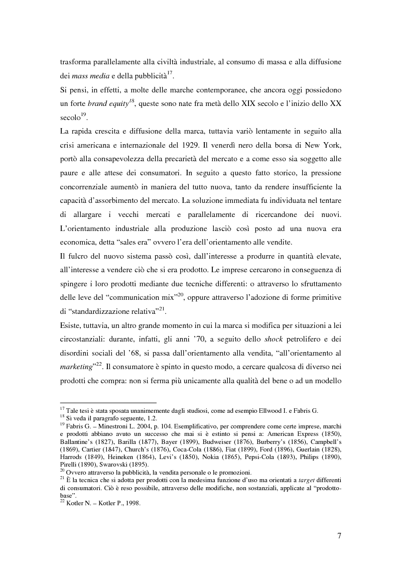 Anteprima della tesi: Il Brand Equity per il museo: possibilità e applicazioni., Pagina 8
