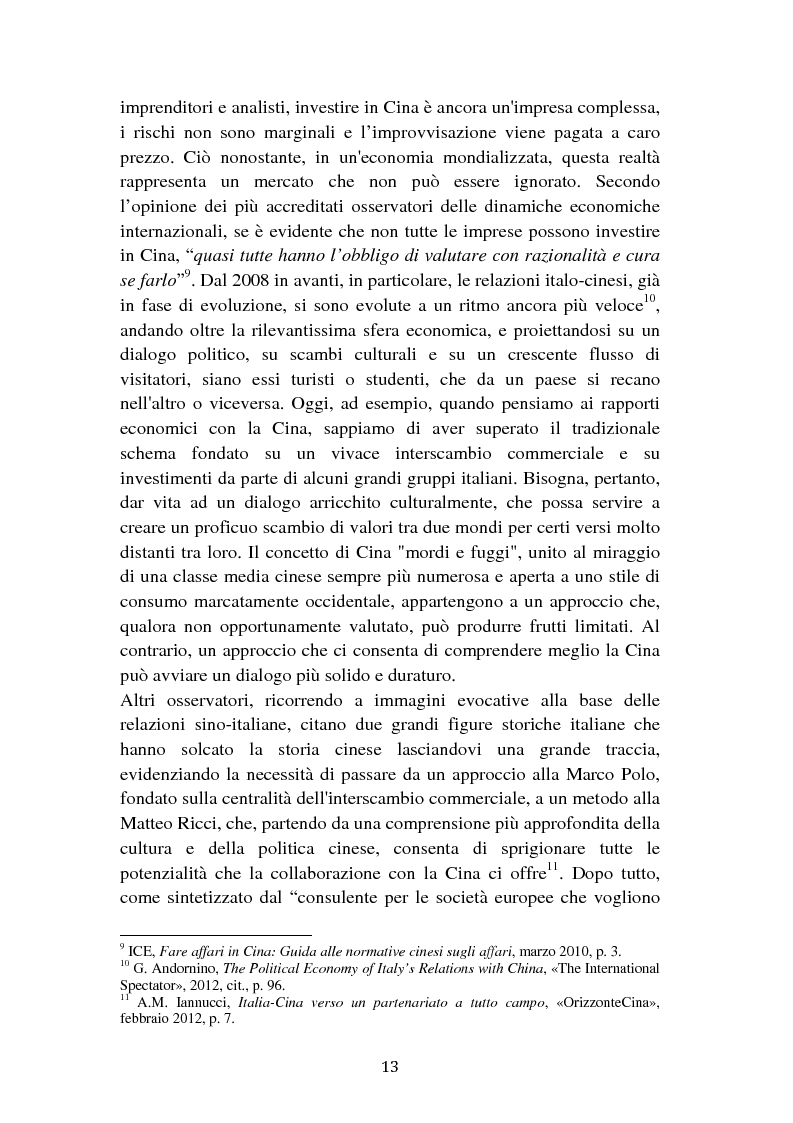 Anteprima della tesi: Il cambiamento dei consumi alimentari in Cina e le prospettive per gli imprenditori italiani, Pagina 5