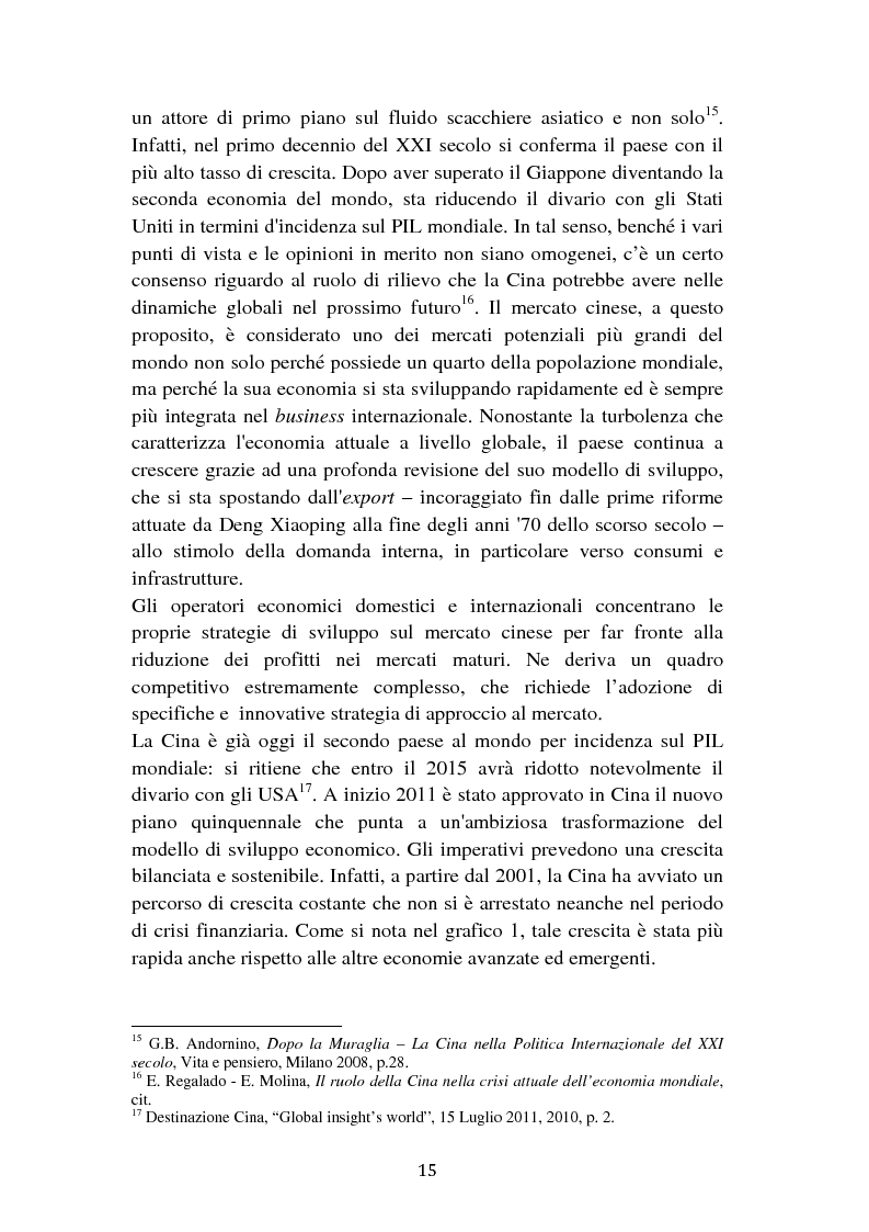 Anteprima della tesi: Il cambiamento dei consumi alimentari in Cina e le prospettive per gli imprenditori italiani, Pagina 7