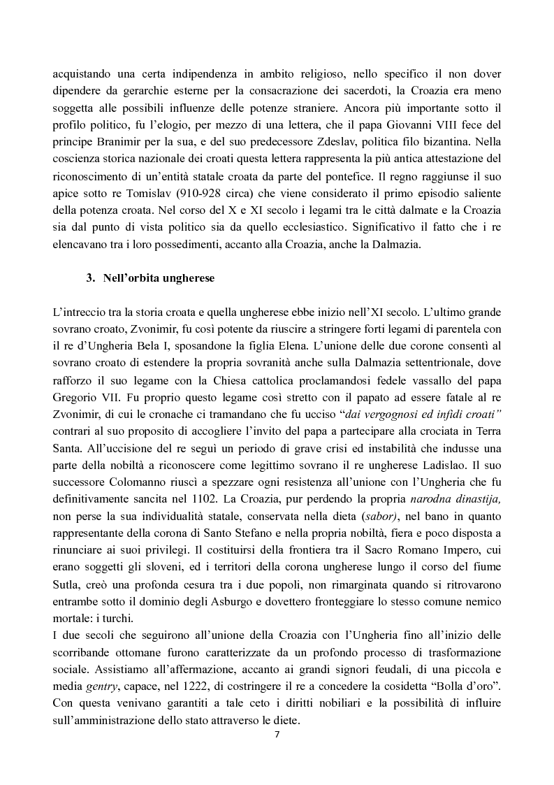 Anteprima della tesi: Il lungo percorso della Croazia verso l'Unione Europea, Pagina 5