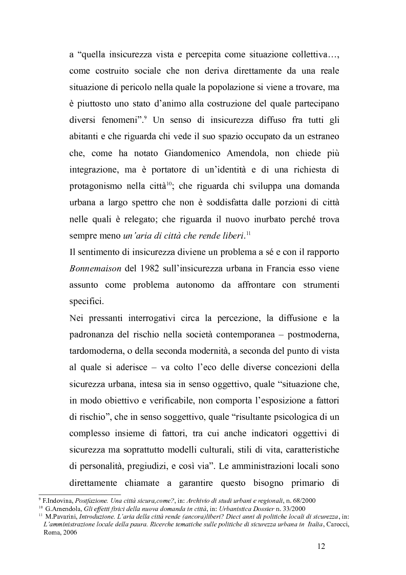 Anteprima della tesi: Sicurezza urbana e coesione sociale: sfide e opportunità, Pagina 10