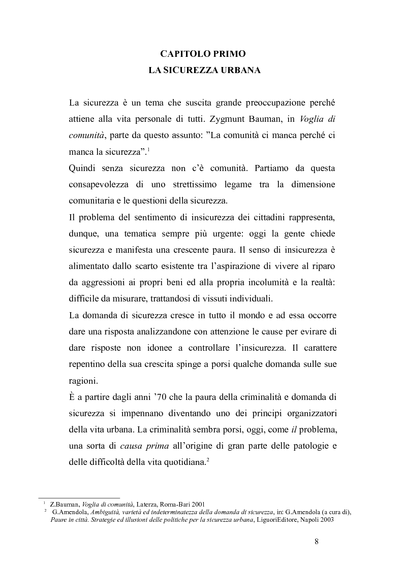 Anteprima della tesi: Sicurezza urbana e coesione sociale: sfide e opportunità, Pagina 6