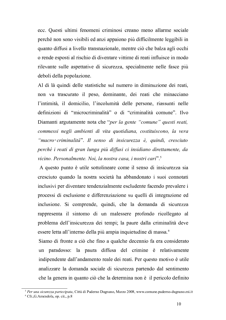 Anteprima della tesi: Sicurezza urbana e coesione sociale: sfide e opportunità, Pagina 8