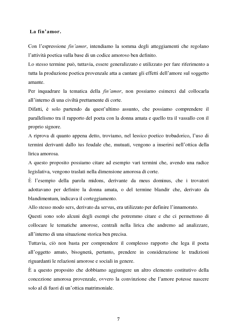 Anteprima della tesi: L'esordio invernale nei trovatori, Pagina 8